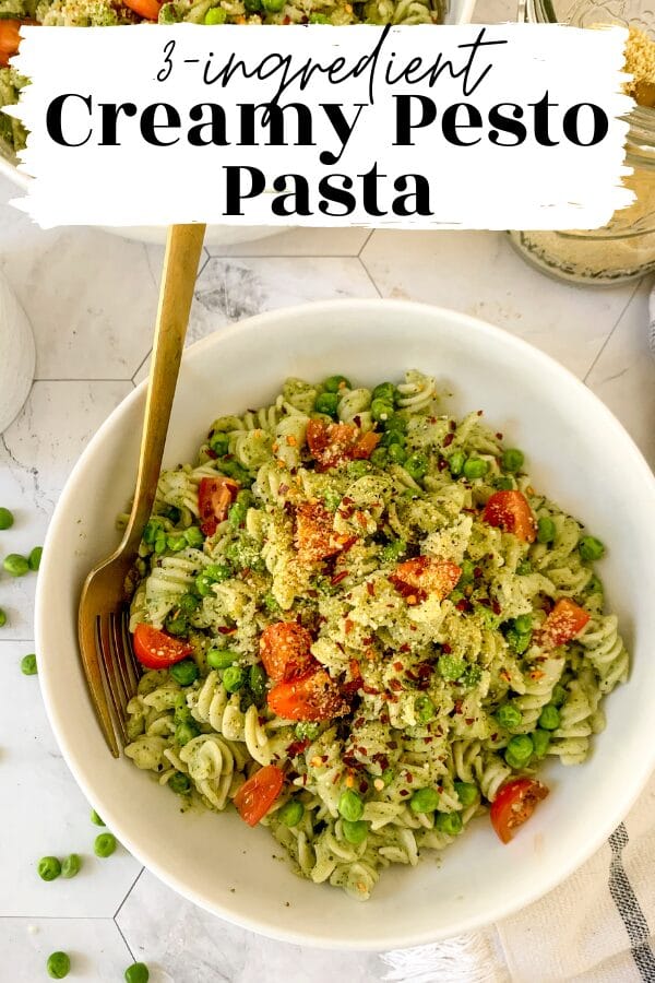 3-Ingredient Pesto Pasta Recipe