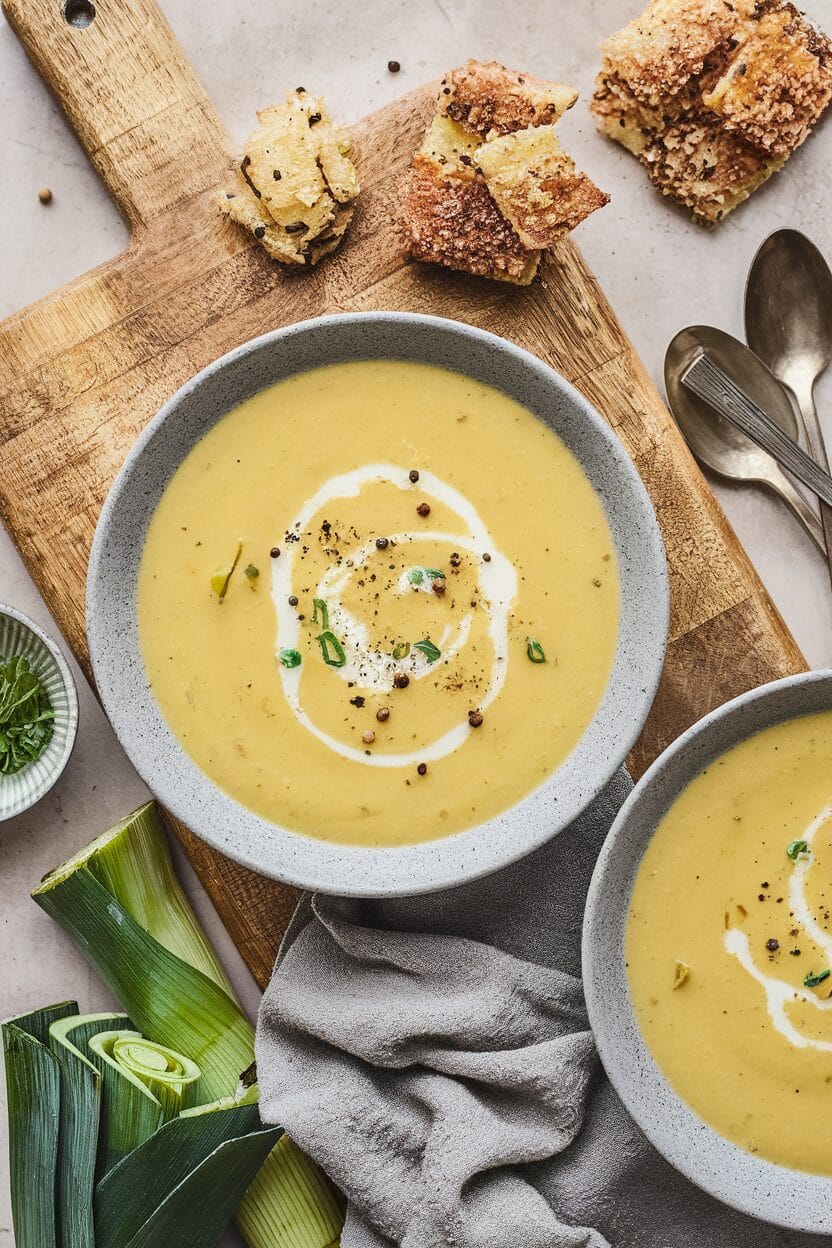 Creamy Potato Leek soup