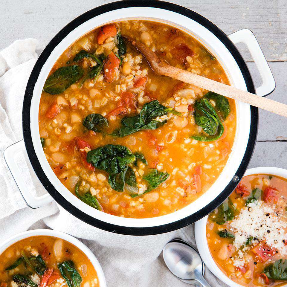 Bean and Barley Vegetable Soup Recipe