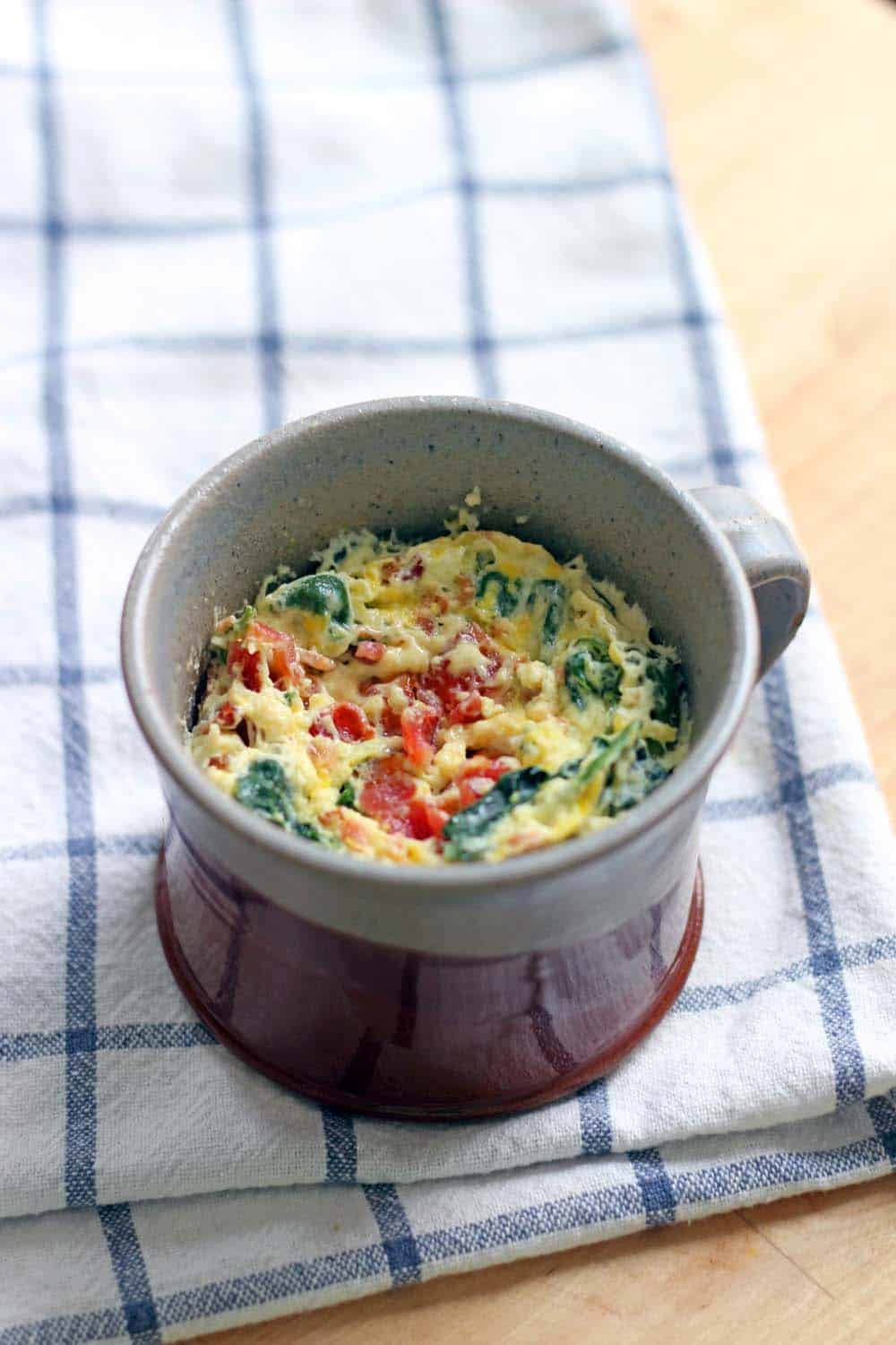 Microwave Breakfast Quiche in a Mug