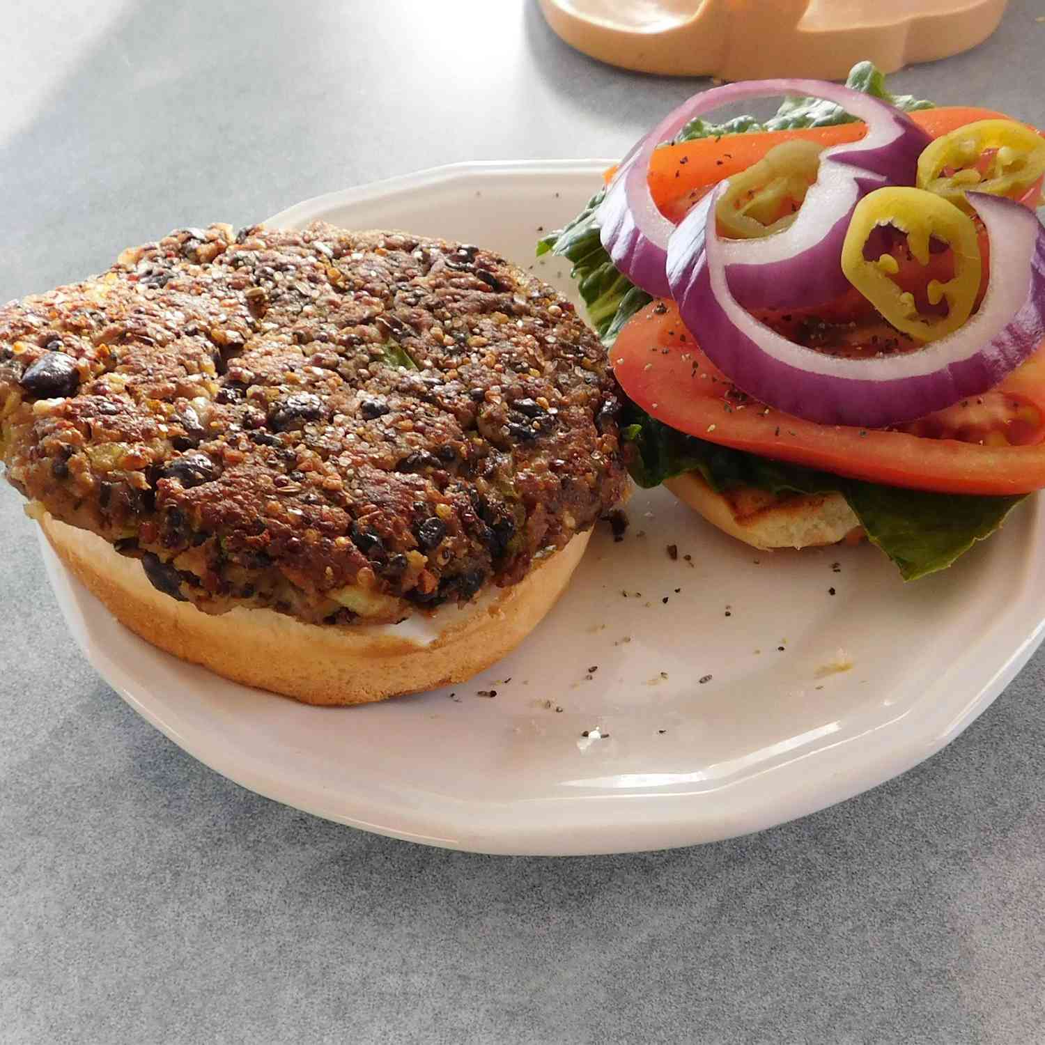 Quinoa Black Bean Burger Recipe