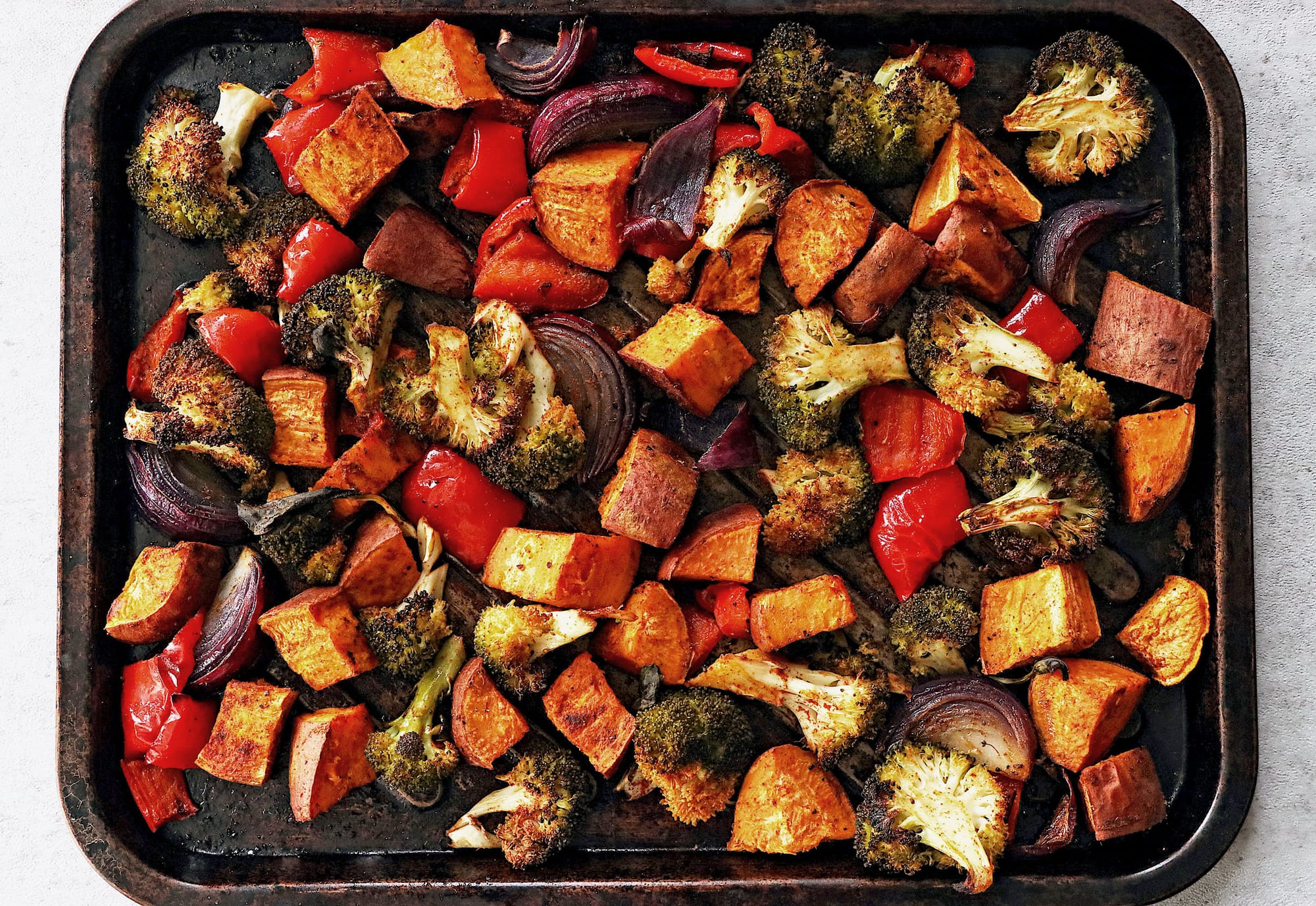 One-Tray Mediterranean Vegetables Recipe