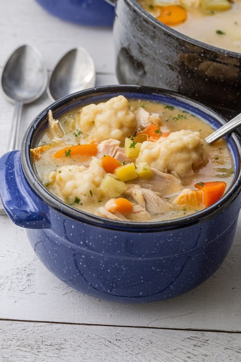 Grandma's Hug-in-a-Bowl Chicken & Dumpling Soup
