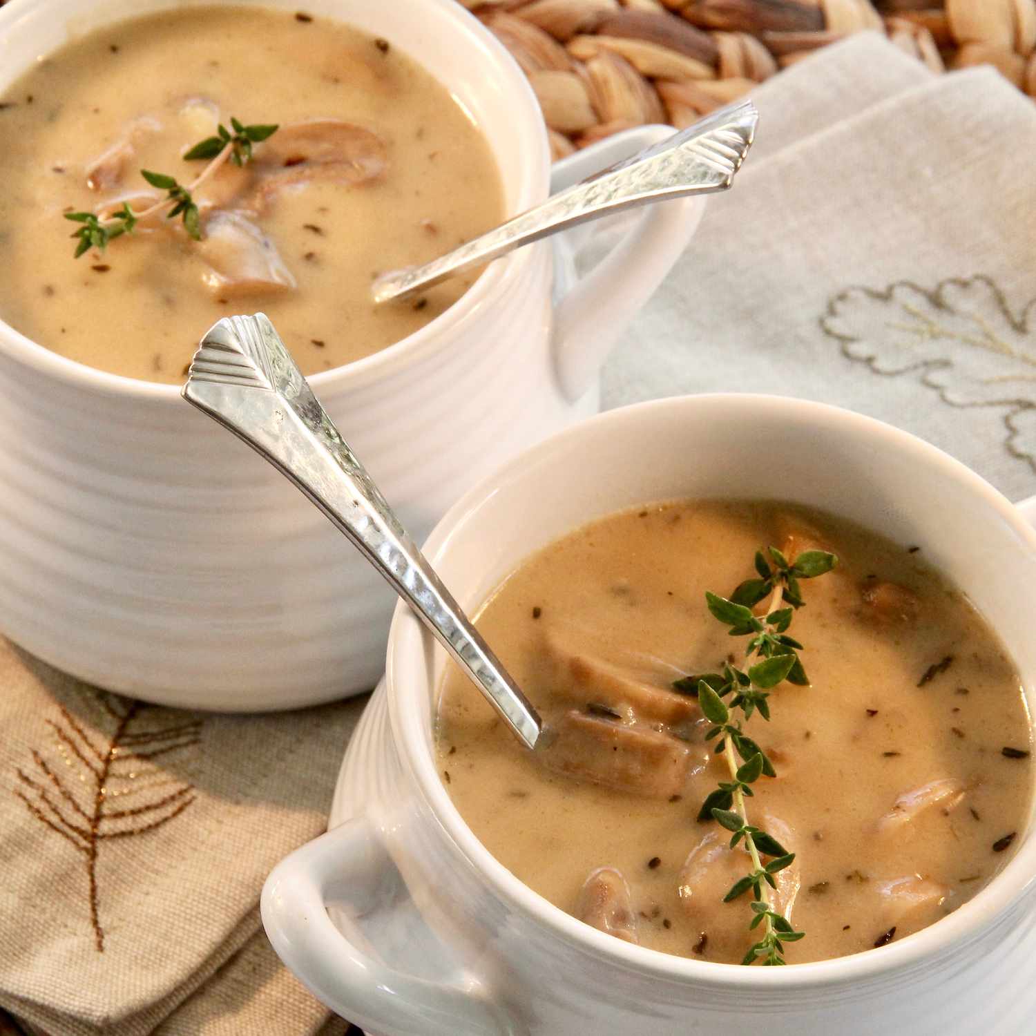 Instant Pot Mushroom Soup Recipe