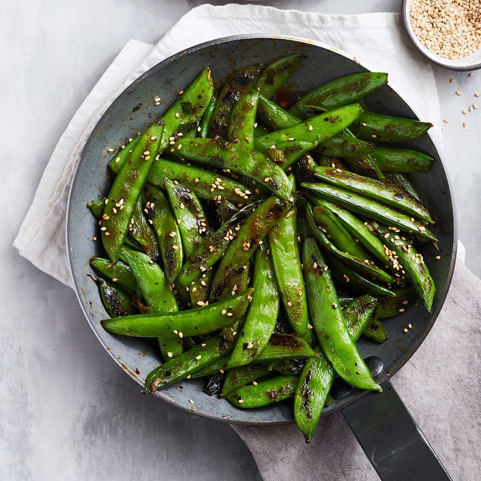 Charred Snap Peas Recipe
