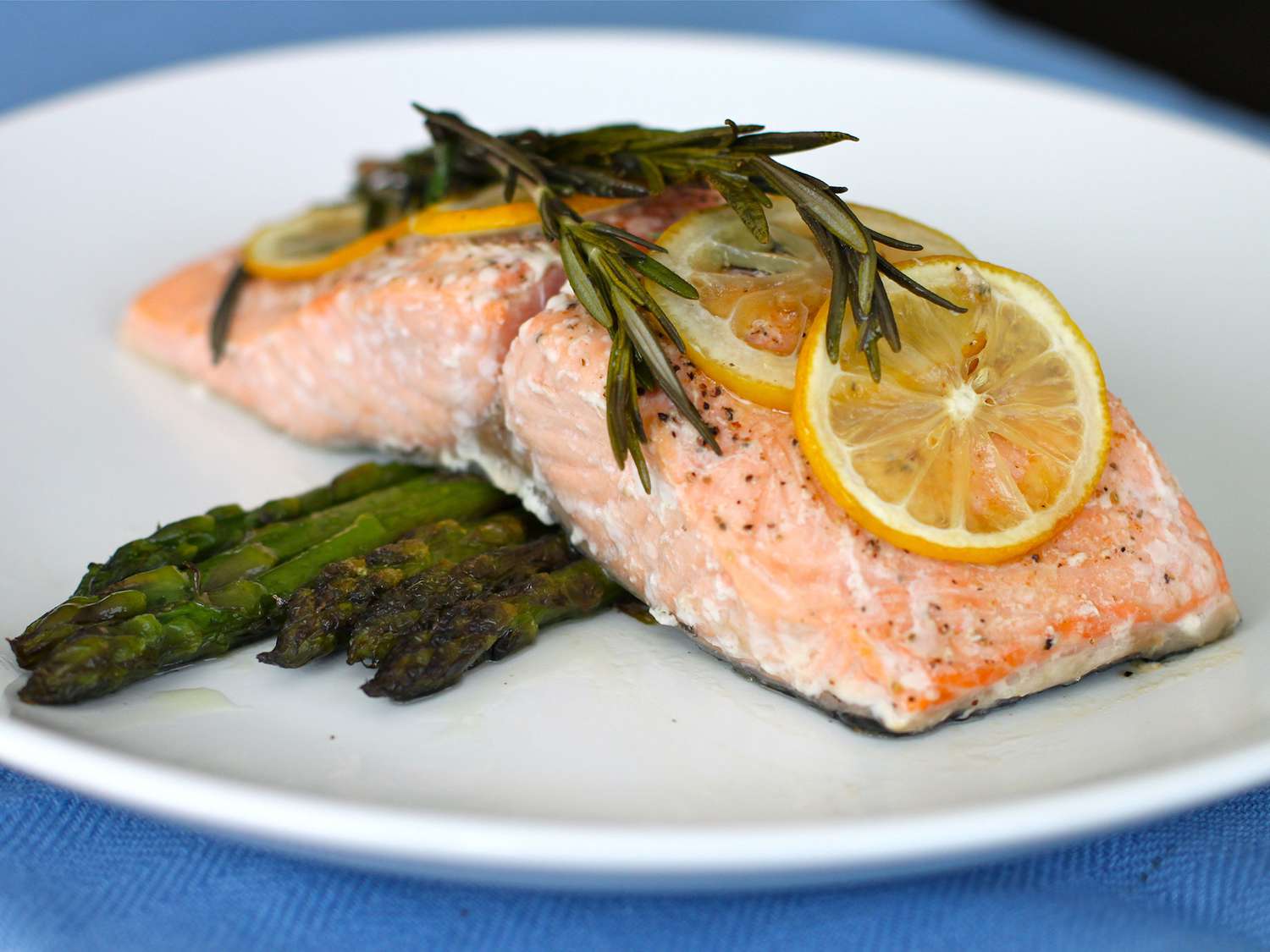 Grilled Lemon Rosemary Salmon
