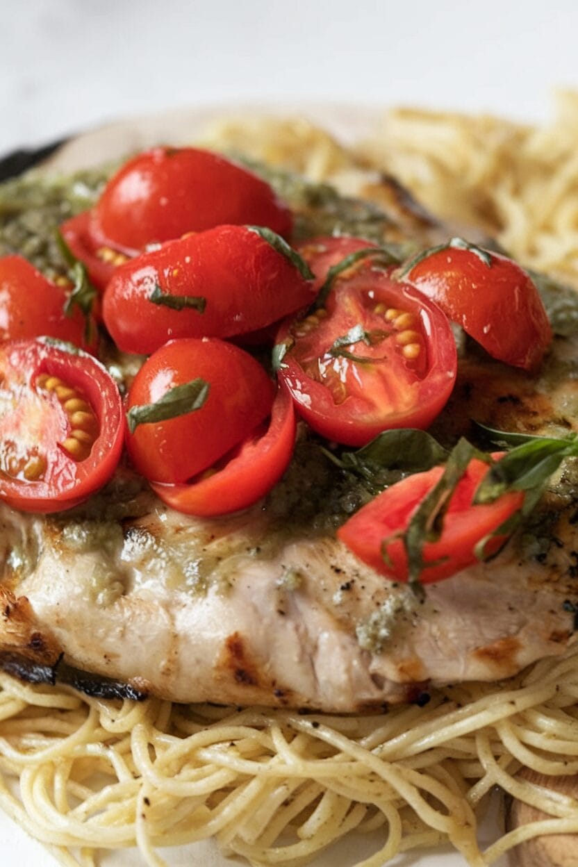 Grilled Chicken Margherita