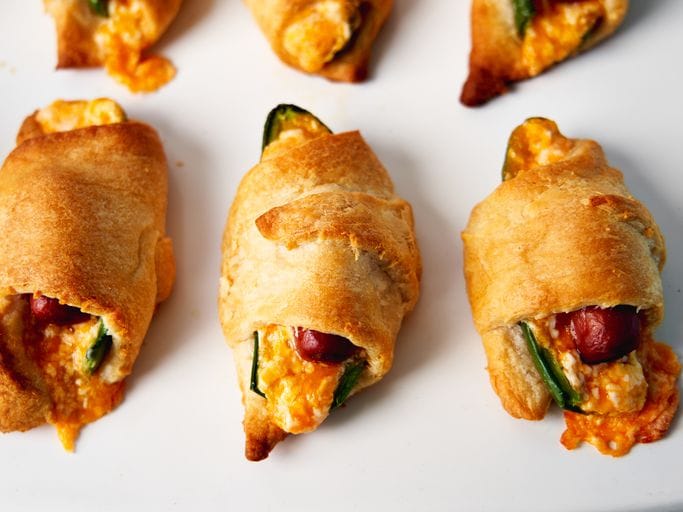 Bacon-Wrapped Jalapeño Popper Pigs in a Blanket Recipe