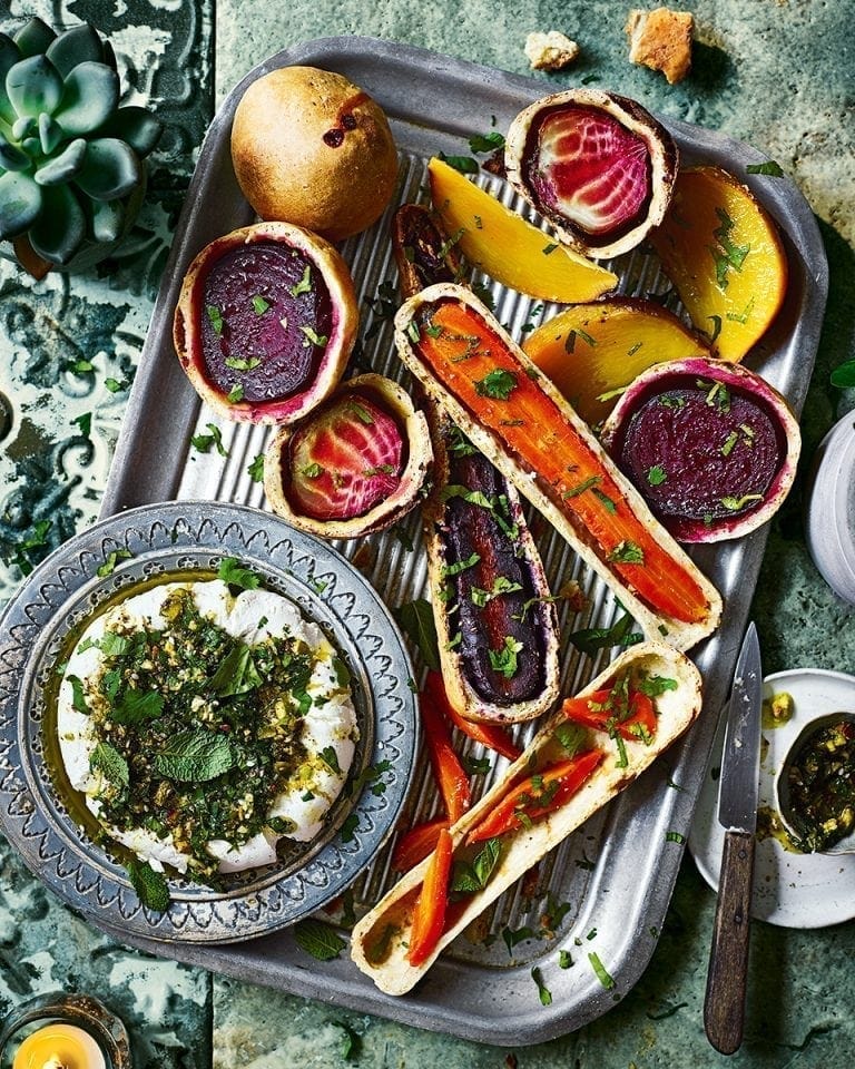 Salt-Baked Vegetables Recipe