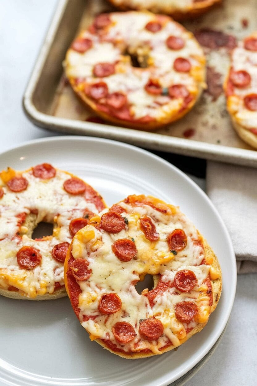 Pizza Bagels
