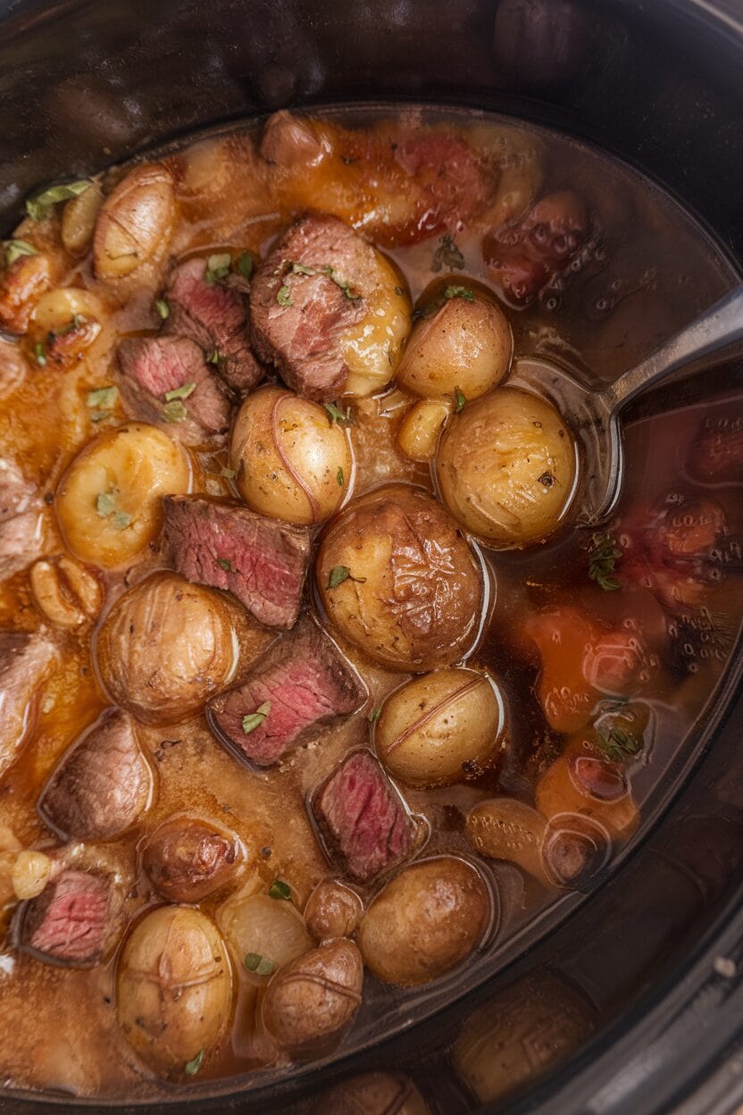 Crockpot Steak and Potatoes