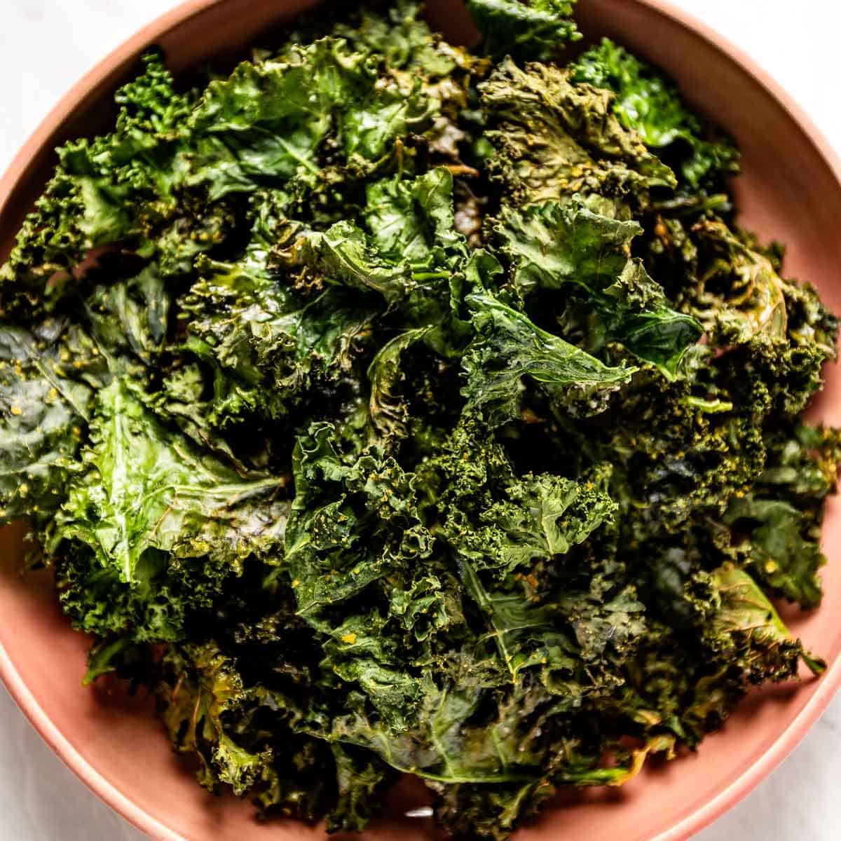 Air-Fried Garlic Kale Chips Recipe