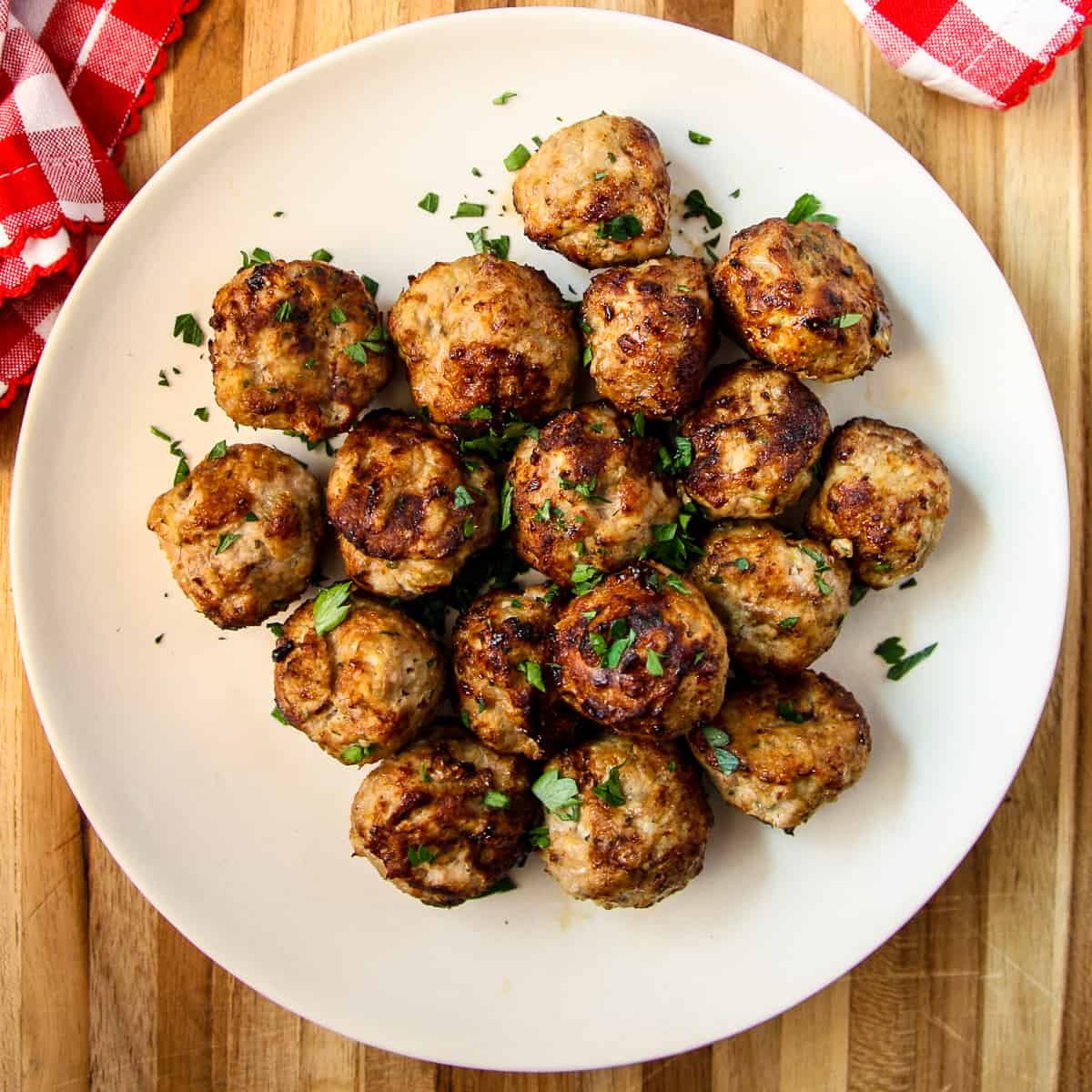Air Fryer Turkey Meatballs Recipe