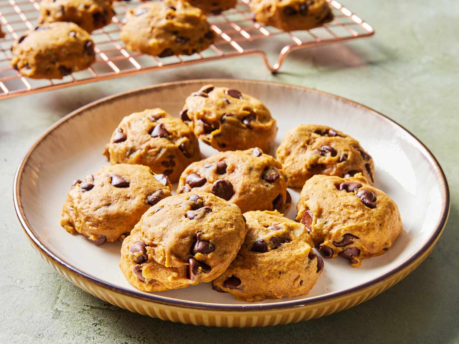 Pumpkin Chocolate Chip Cookies Recipe