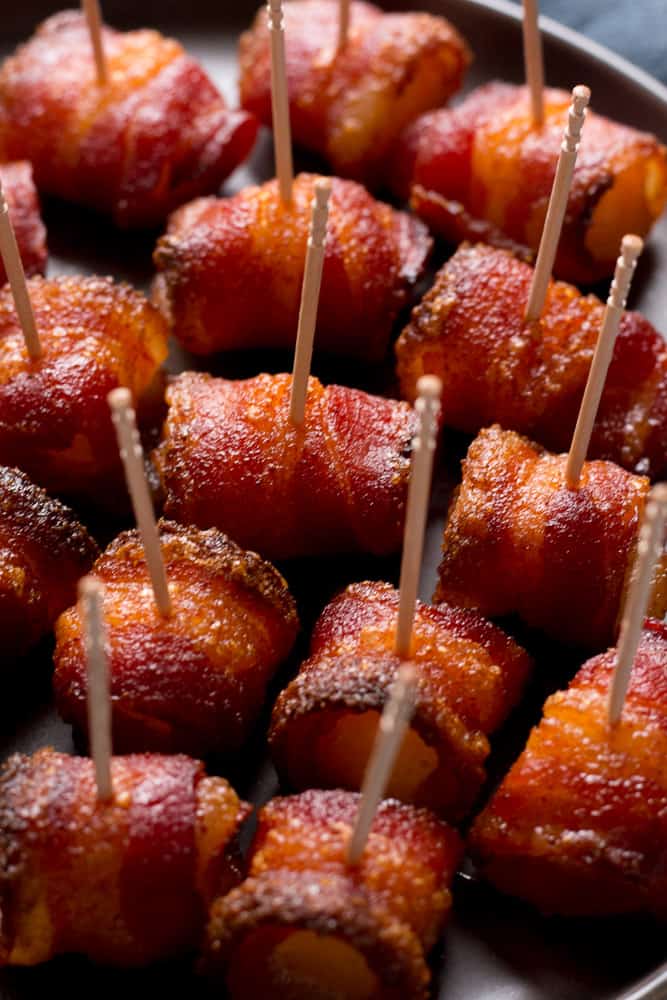 Brown Sugar Bacon Wrapped Pineapple Bites Recipe