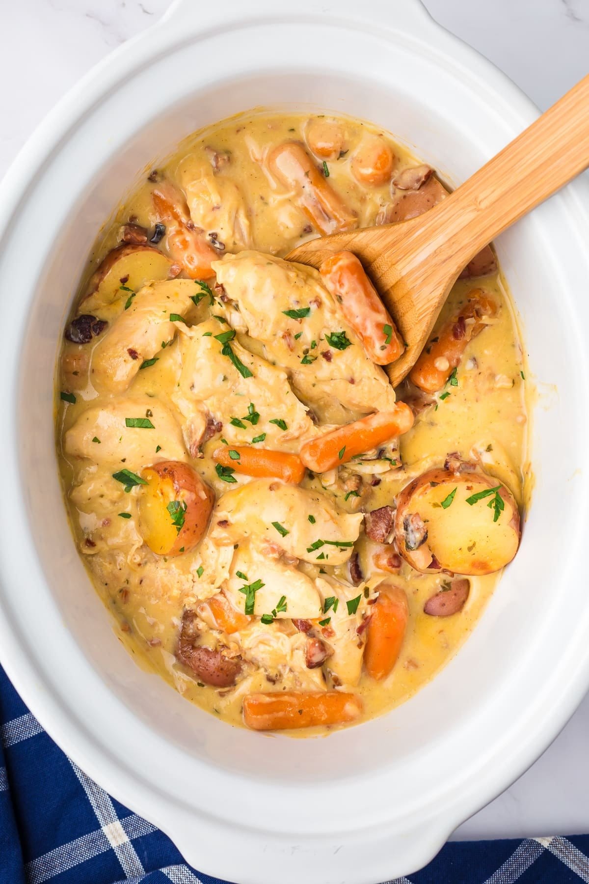 Slow Cooker Ranch Chicken and Potatoes Recipe