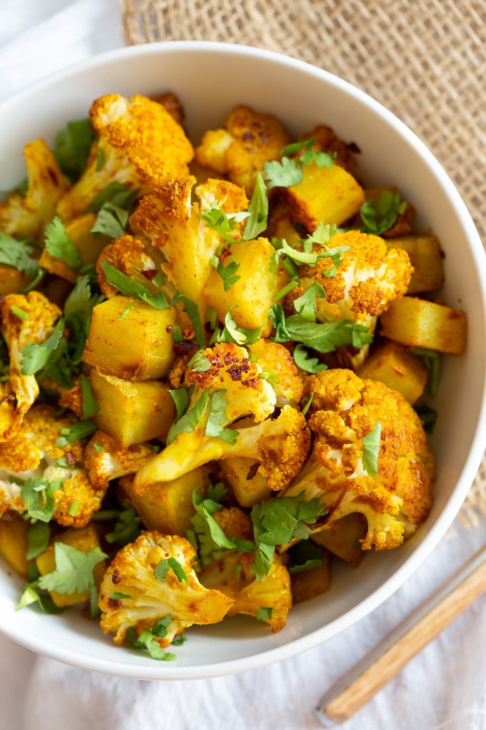 Indian Spiced Roasted Cauliflower (Gobi) Recipe