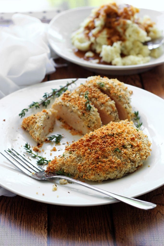 Herb-Crusted Baked Chicken
