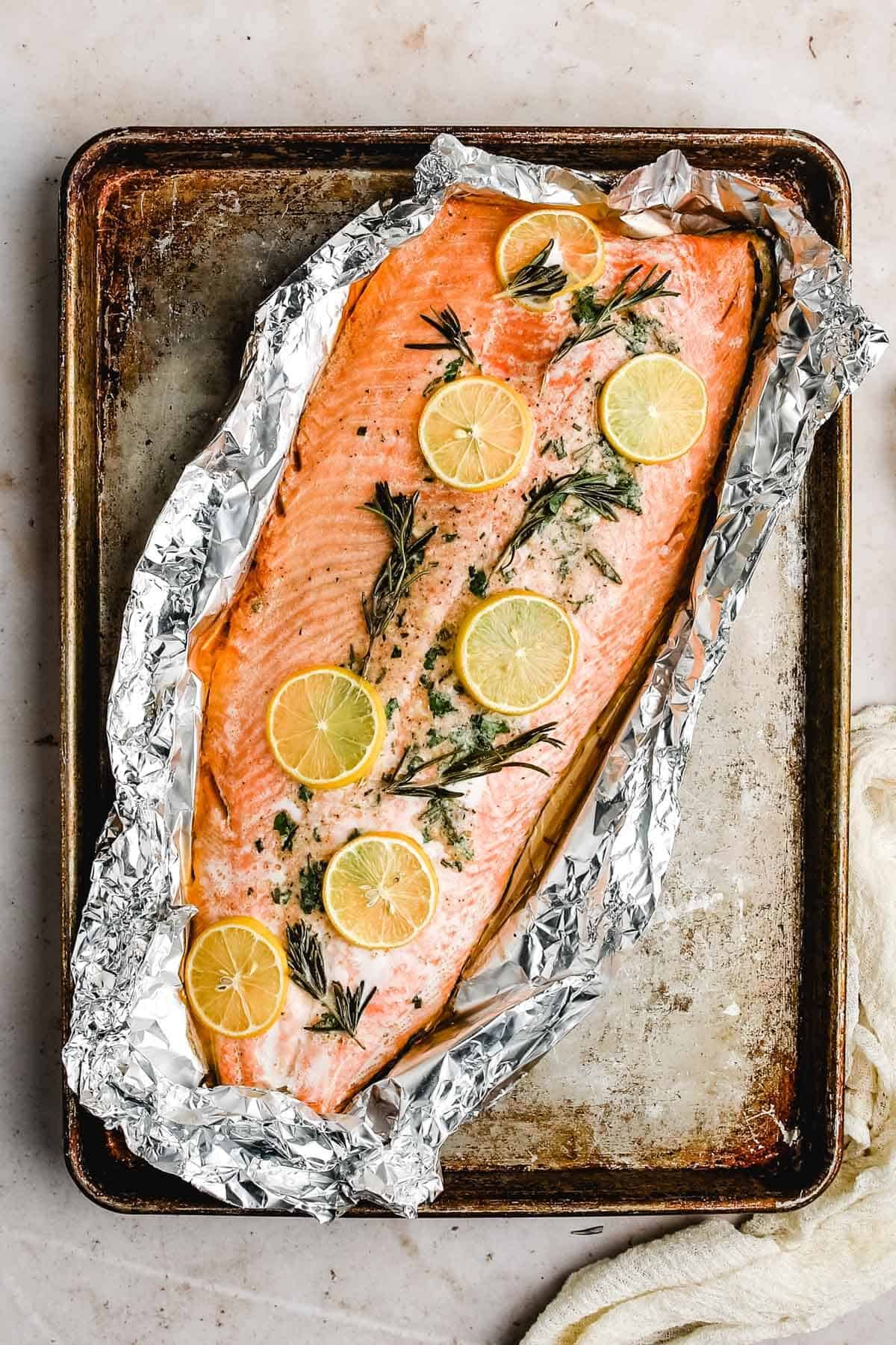 Baked Whole Salmon Recipe