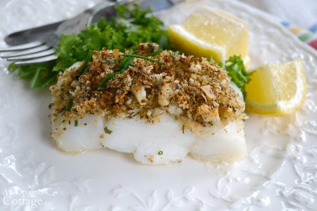 Baked White Fish with Herbs Recipe
