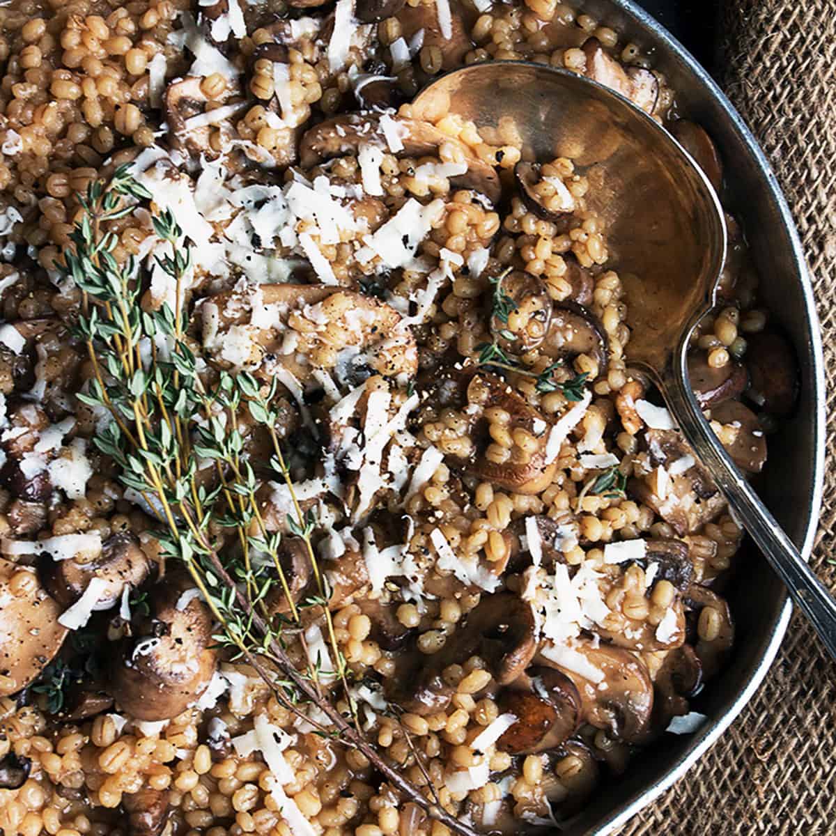 Barley Mushroom Risotto Recipe