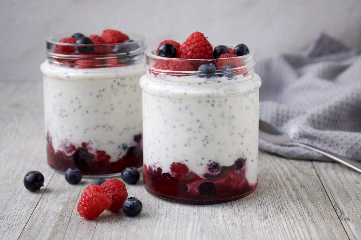 Greek Yogurt Parfait with Chia Seeds