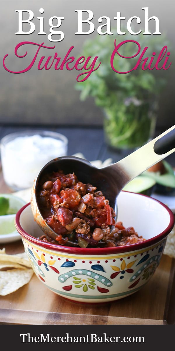 Batch Cooked Turkey Chili Recipe