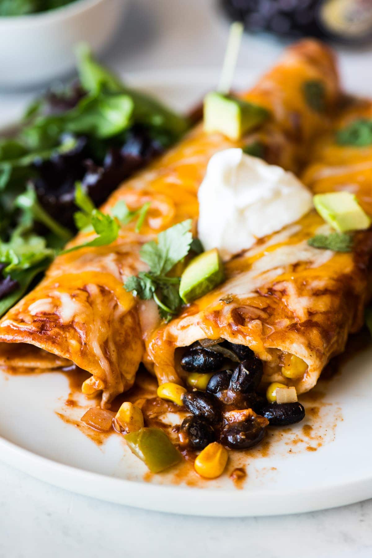 Black Bean Enchiladas Recipe