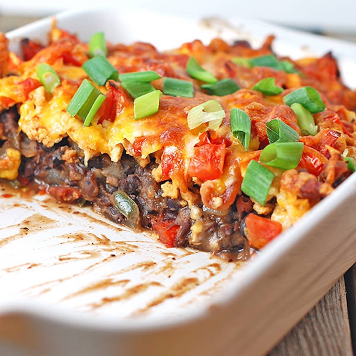 Southwest Black Bean Casserole Recipe