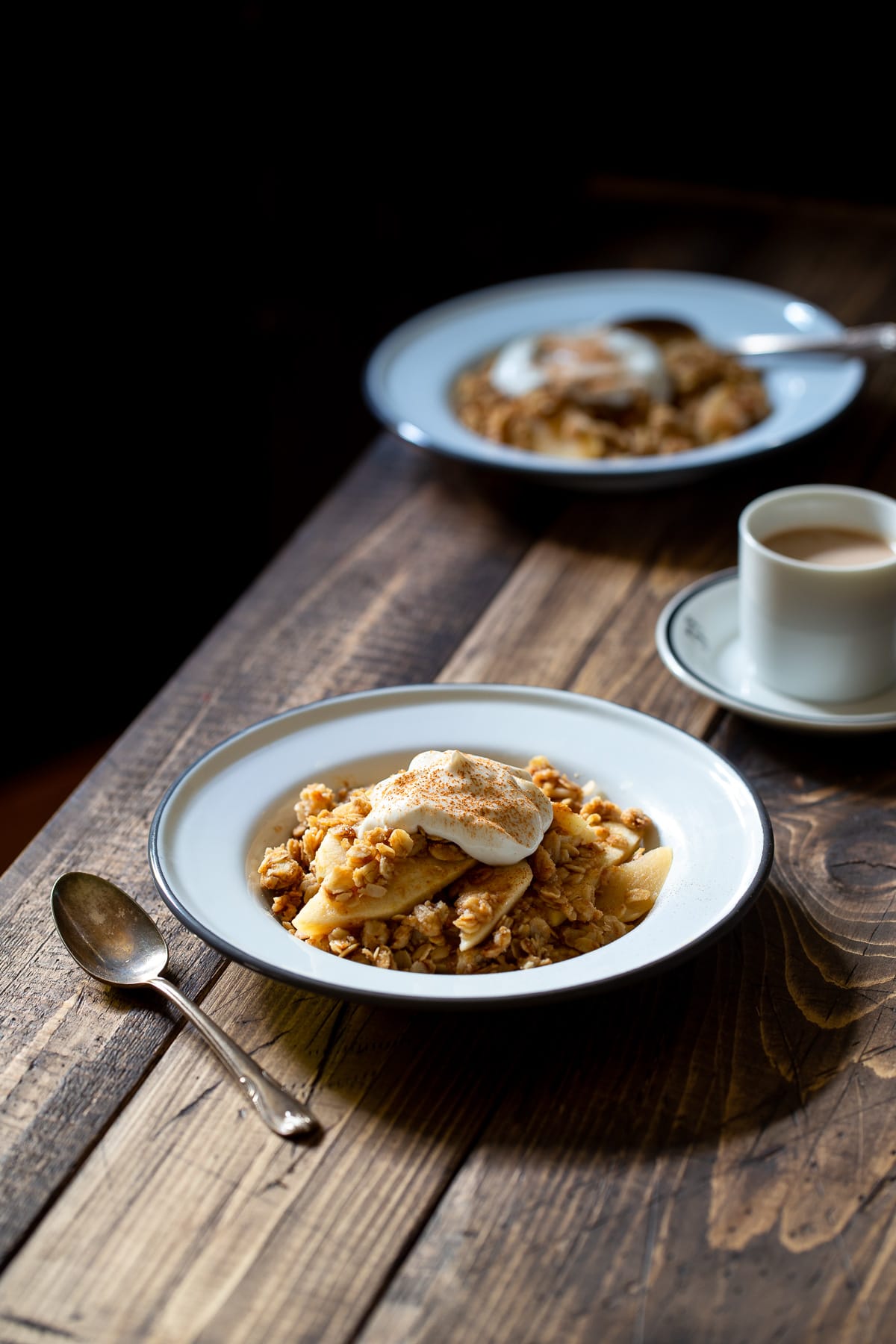 Quick Breakfast Apple Crisp