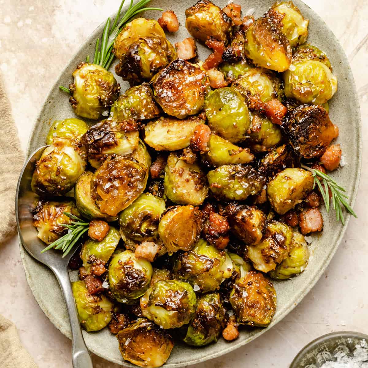 Caramelized Brussels Sprouts with Bacon Recipe