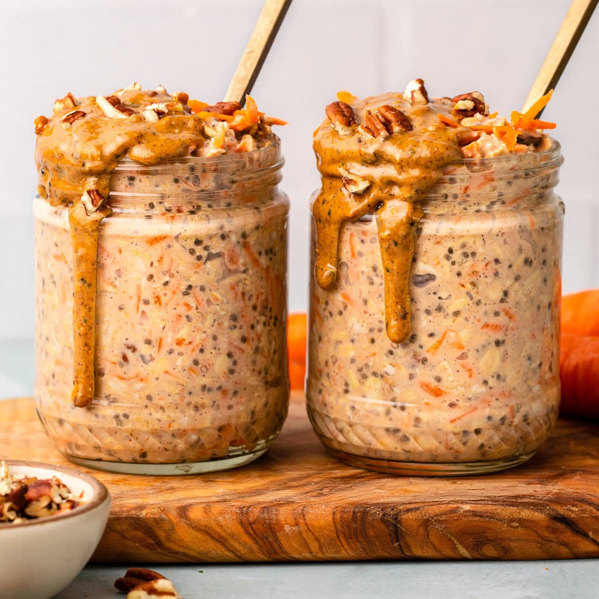 Carrot Cake Overnight Oats Recipe