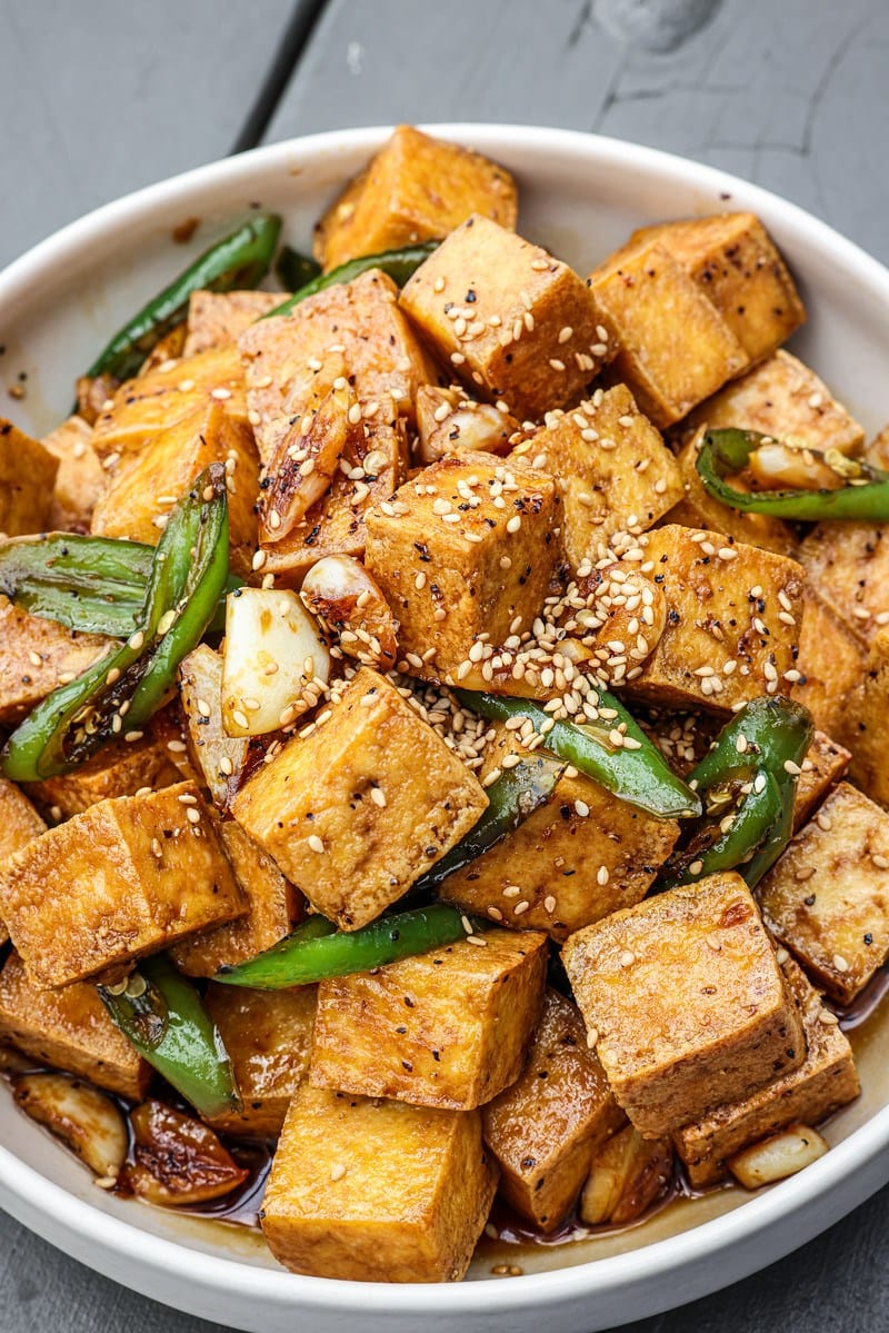 Crispy Garlic Tofu Recipe