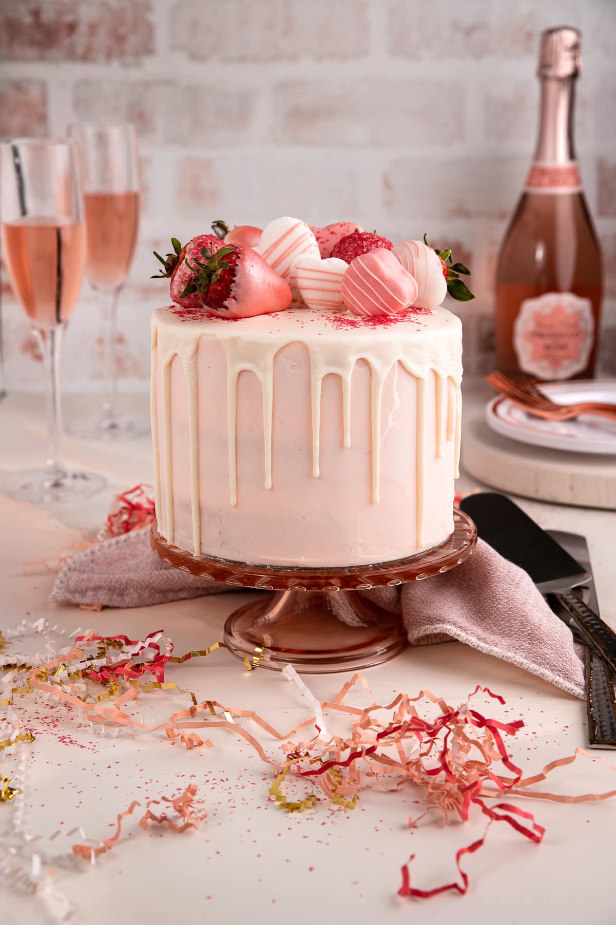 Pink Champagne Cake Recipe