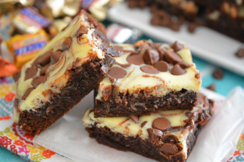 Candy Bar Cheesecake Brownies Recipe