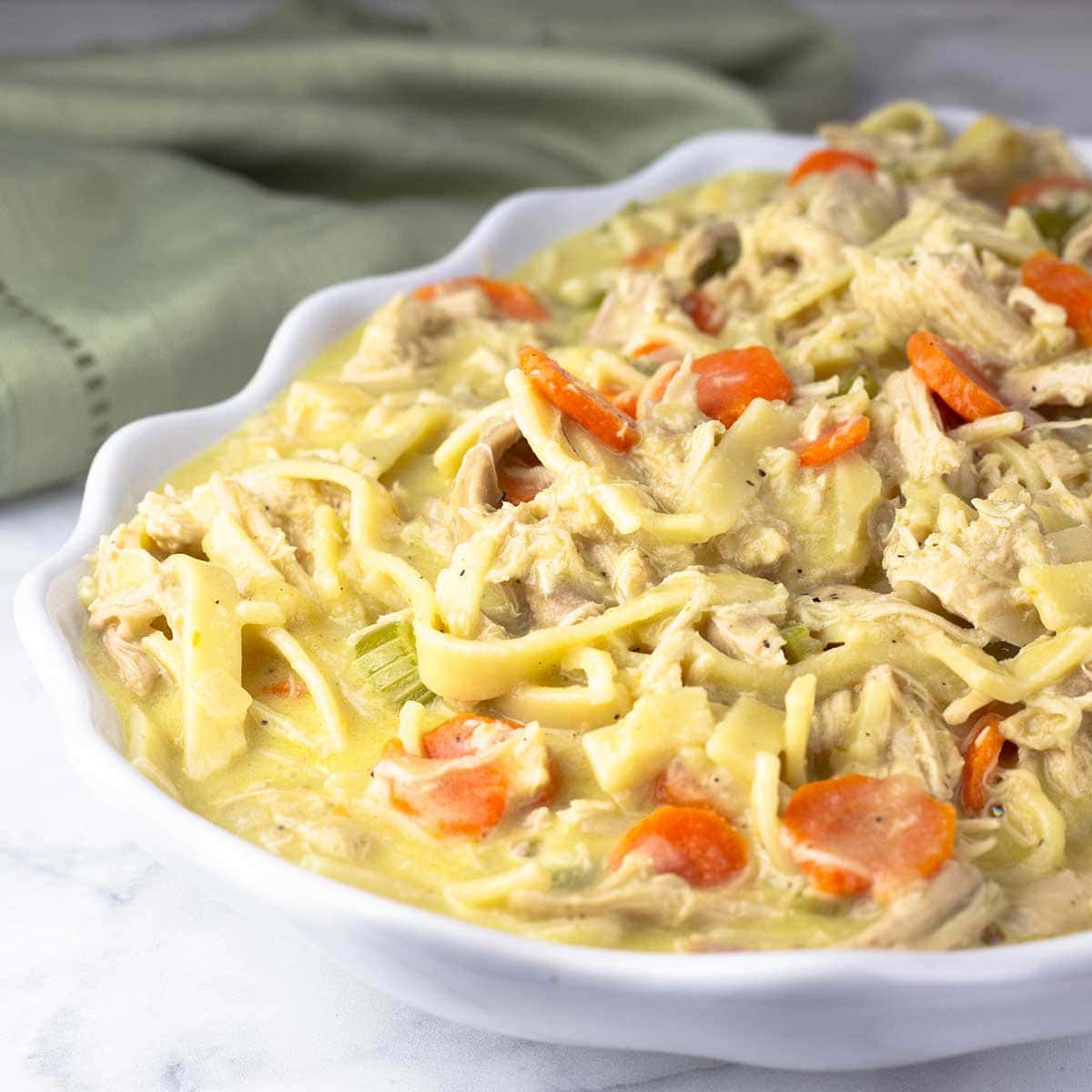 Real Chicken and Noodles Recipe