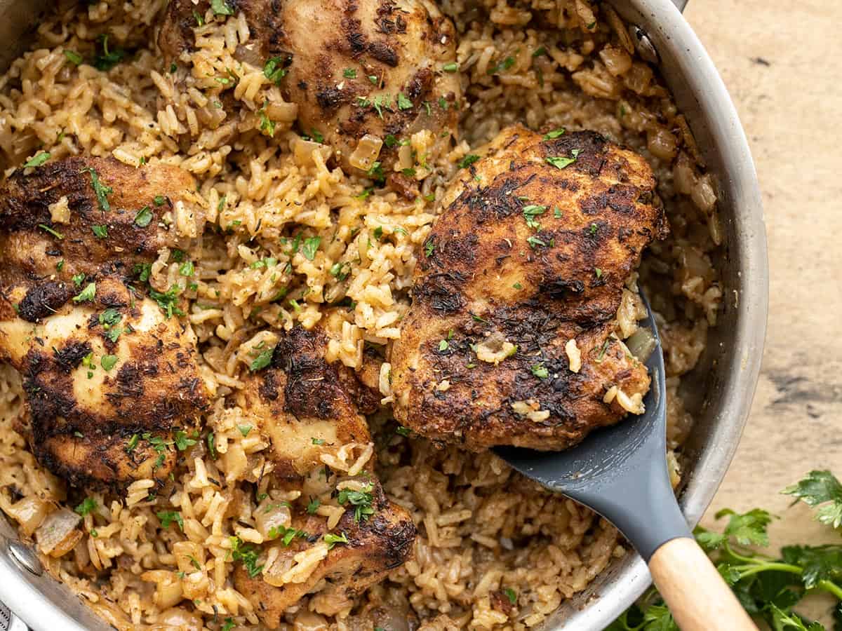 Budget Chicken Thigh Rice Recipe