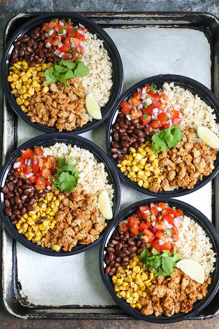 Meal Prep Burrito Bowls Recipe