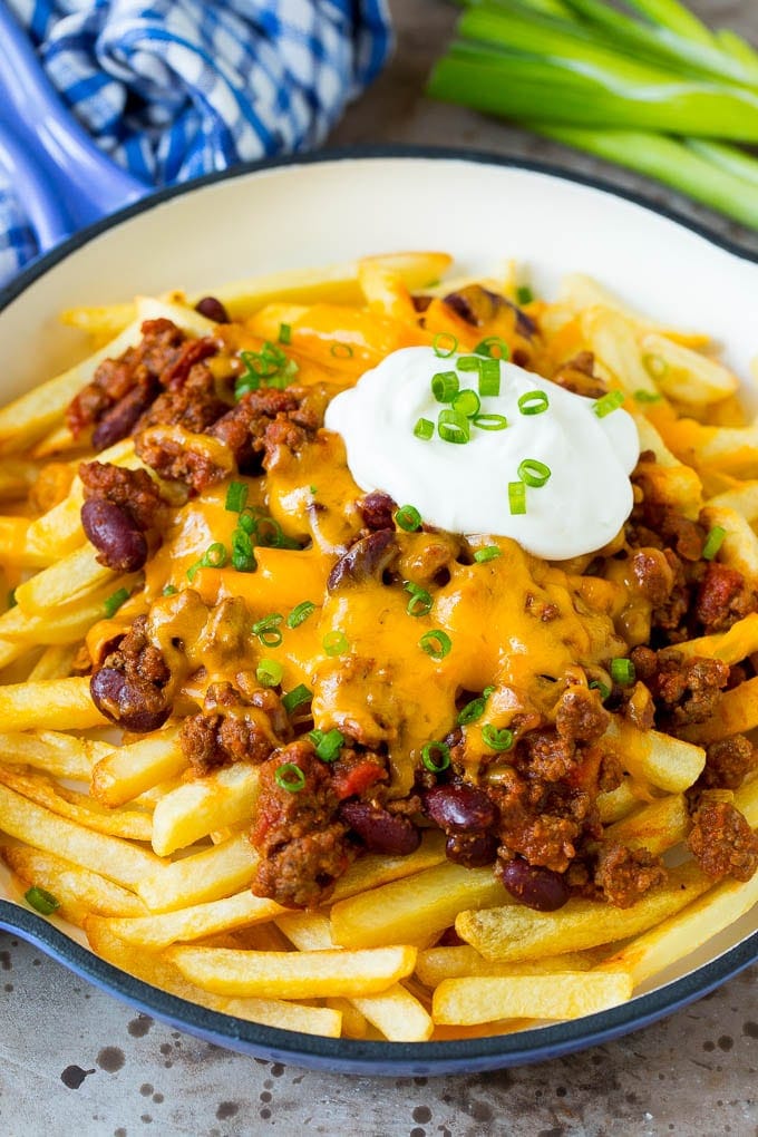 Homemade Chili Cheese Fries Recipe