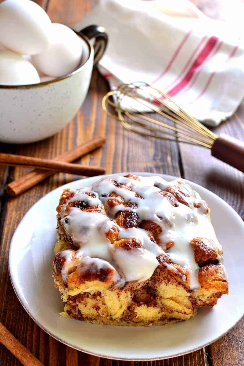 Cinnamon Roll French Toast Casserole