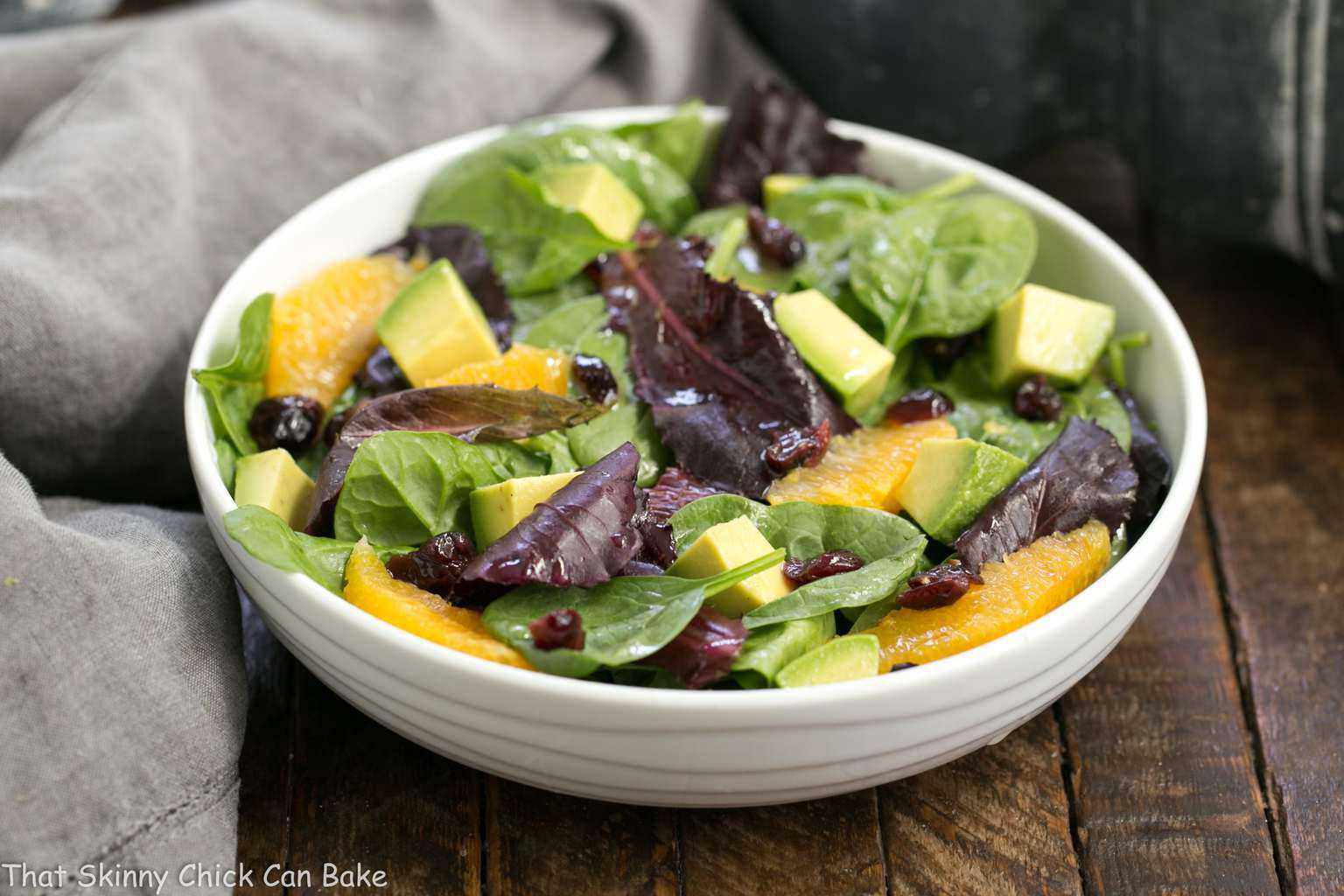 Citrus Avocado Spinach Salad