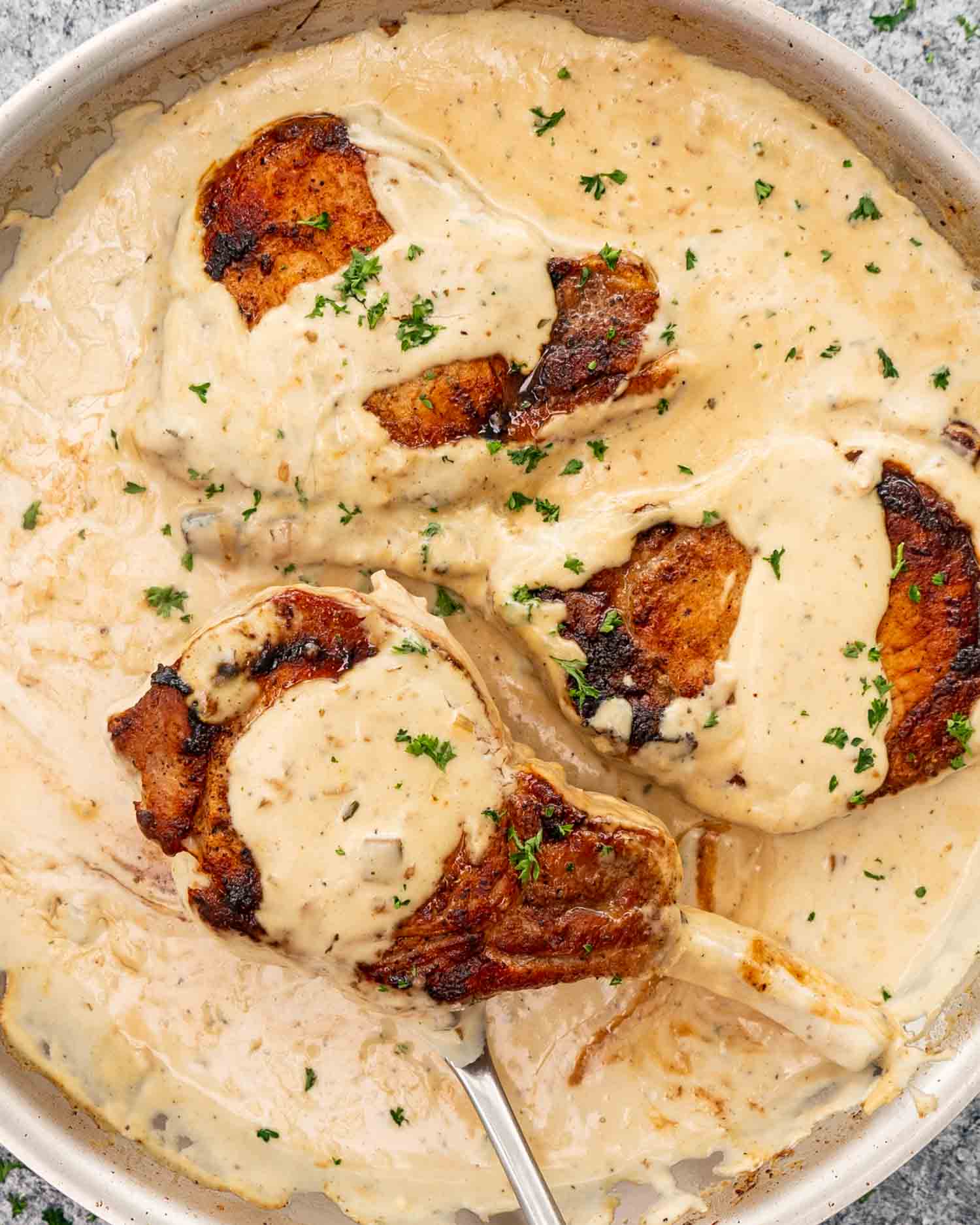 Creamy Ranch Pork Chops Recipe
