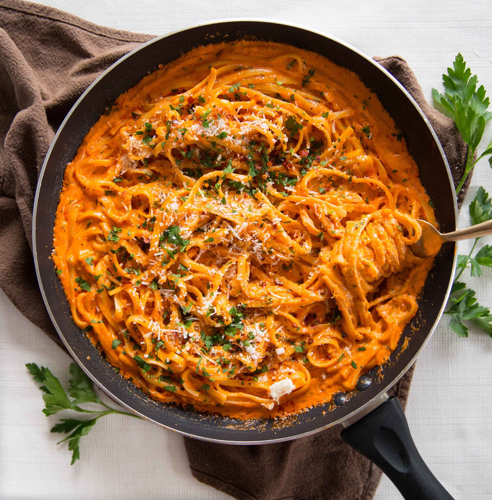 Roasted Red Pepper Pasta Recipe