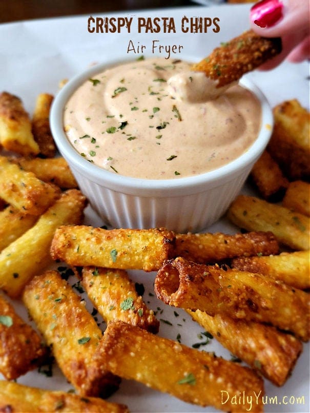 Crispy Pasta Chips Recipe