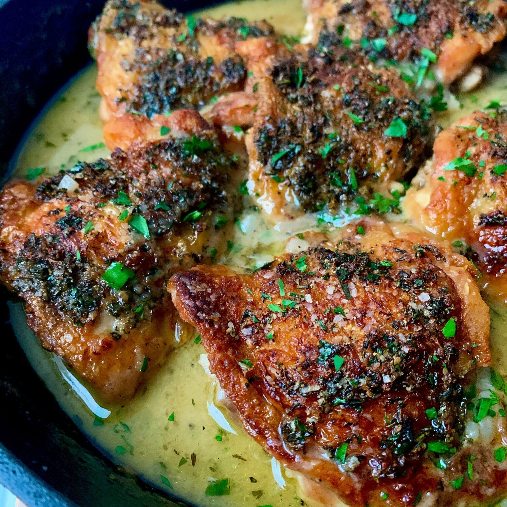 Braised Chicken with Herbs Recipe