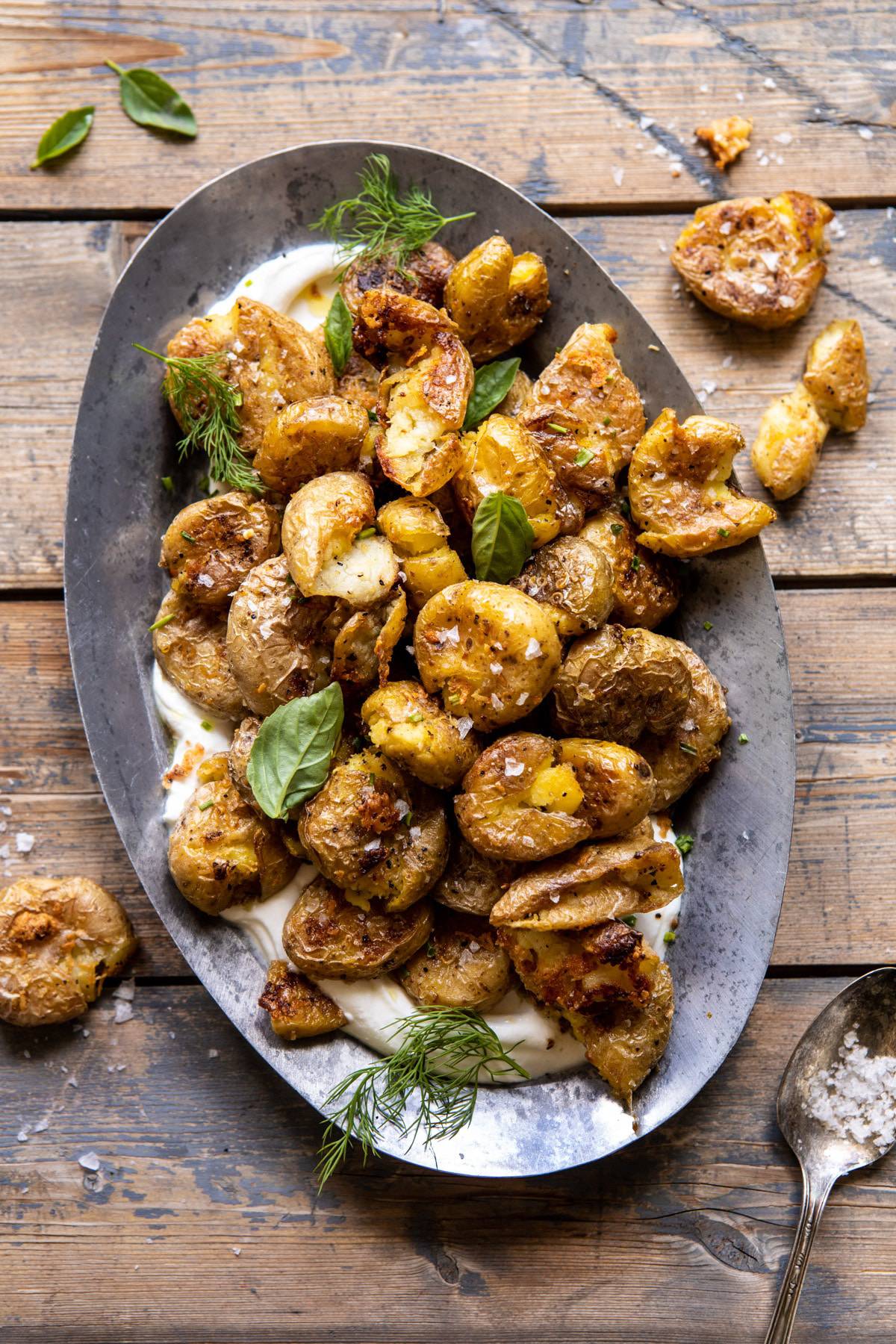 Crispy Salt and Vinegar Roasted Potatoes Recipe