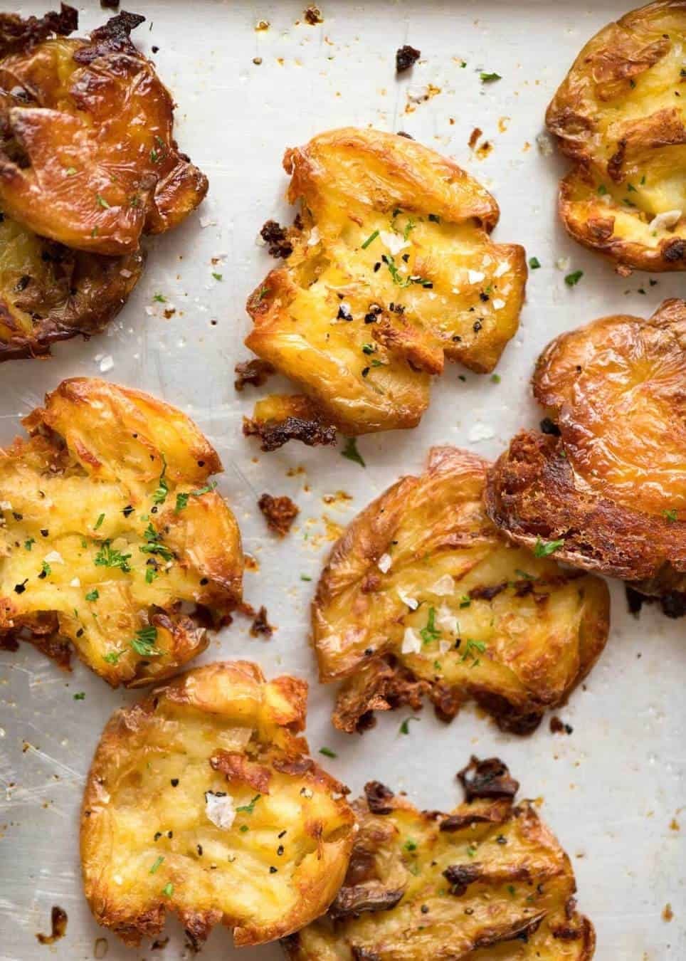 Crispy Smashed Potatoes Recipe