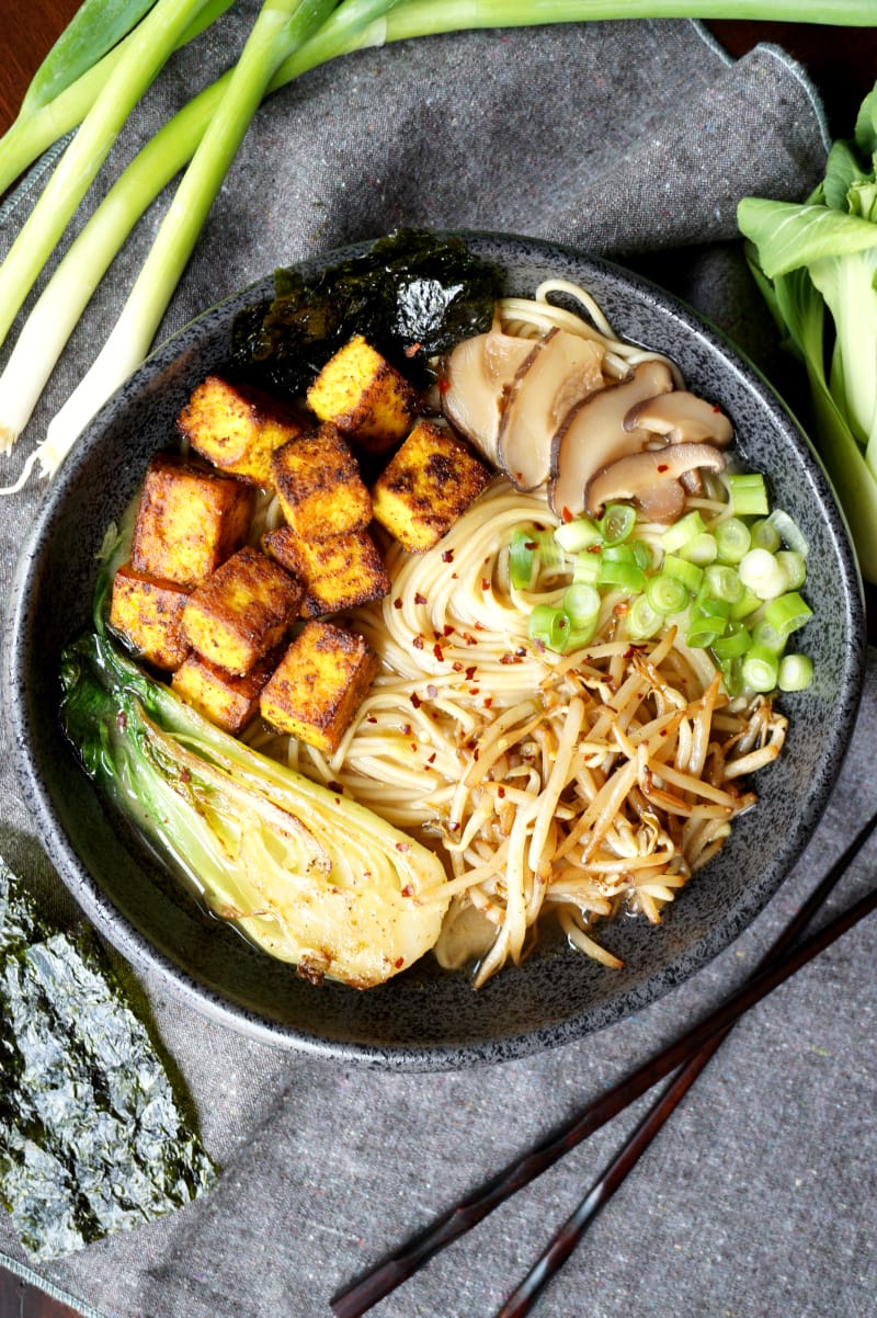 Vegan Tofu Ramen Noodles