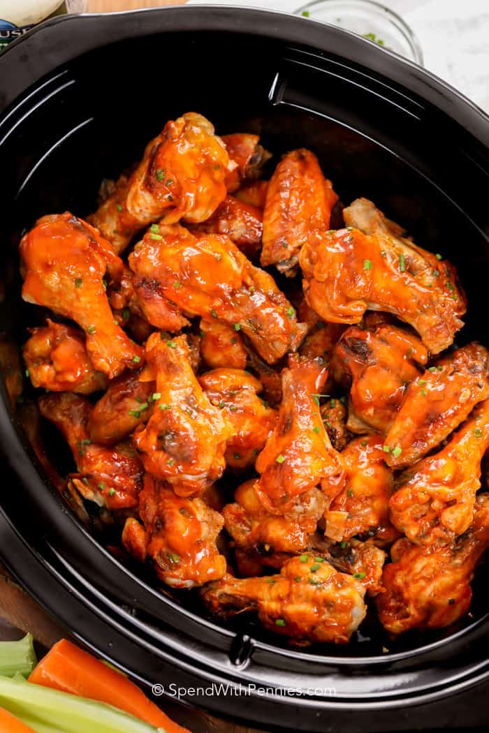 Slow Cooker Buffalo Chicken Wings Recipe