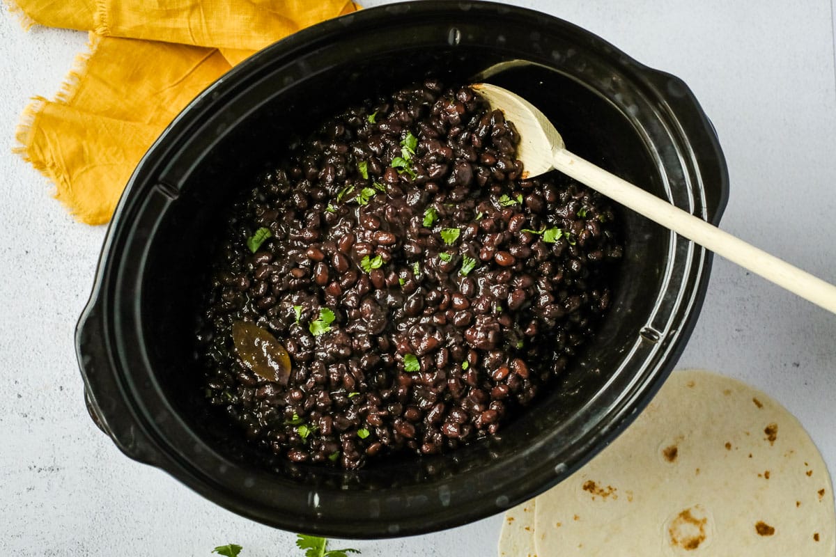 Crockpot Black Beans Recipe